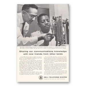 1962 Bell Telephone Print Ad | Communications