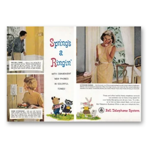 1962 Bell Telephone Print Ad | Springs Ringin