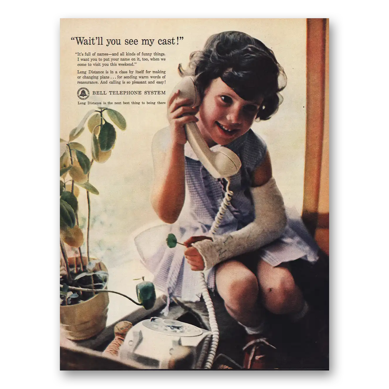 1962 Bell Telephone Print Ad | See My Cast