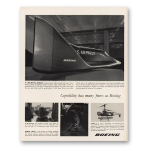 1962 Boeing Print Ad | X20 Dyna Soar
