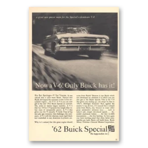 1962 Buick Special Print Ad | Now V6