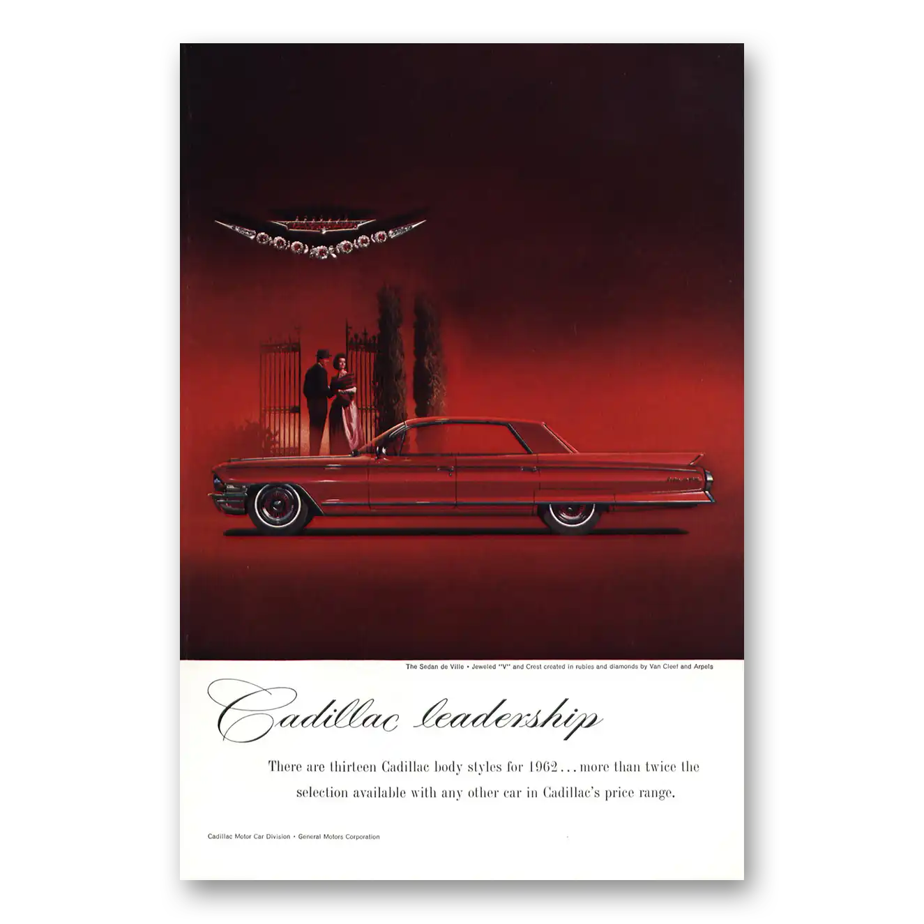 1962 Cadillac Print Ad | Thirteen Cadillac Body Styles