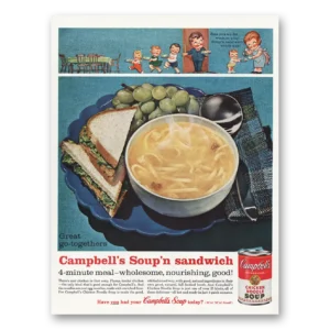 1962 Campbells Soup Print Ad | 4 Minute Meal