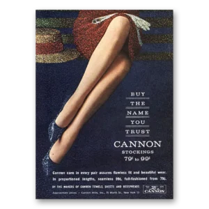 1962 Cannon Stockings Print Ad | You Trust