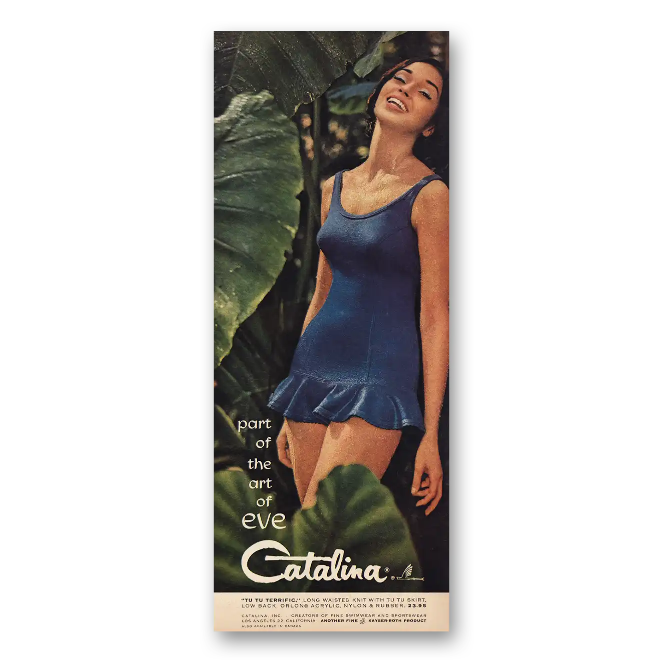 1962 Catalina Swimwear Print Ad | Art Of Eve