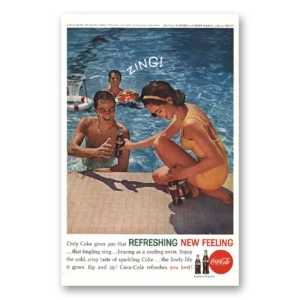1962 Coca Cola Print Ad | Zing