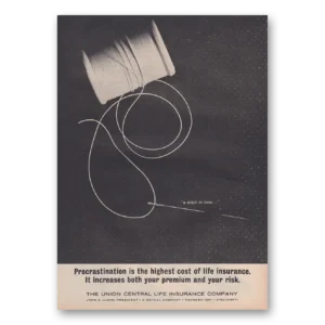 1962 Union Central Life Insurance Print Ad | Stitch In Time