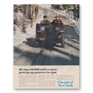1962 Chemical New York Print Ad | 26000 Miles