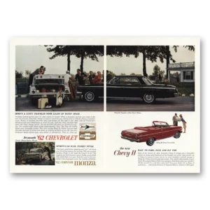 1962 Chevrolet Corvair Print Ad | Lusty Traveler