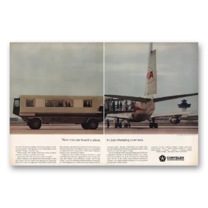 1962 Chrysler Mobile Lounge Print Ad | Board Plane