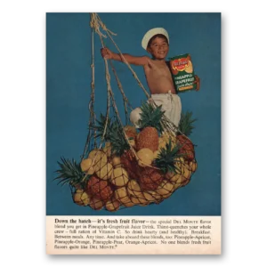 1962 Del Monte Pineapple Juice Print Ad | Down Hatch