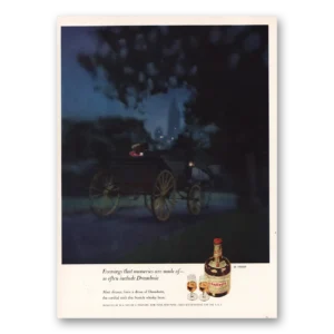 1962 Drambuie Print Ad | Evenings
