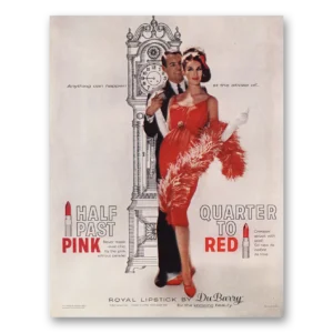 1962 DuBarry Beauty Print Ad | Half Past Pink