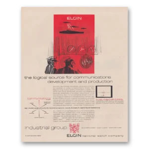 1962 Elgin Watch Print Ad | Logical Source