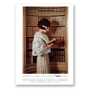 1962 Emba Mink Print Ad | Azurene