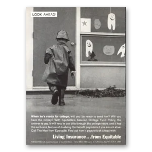 1962 Equitable Life Assurance Print Ad | Ready College