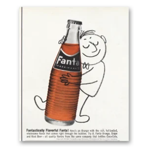 1962 Fanta Soda Print Ad | Fantastically Flavorful
