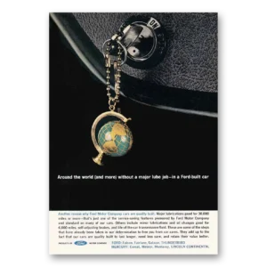 1962 Ford Motor Company Print Ad | Major Lube Job