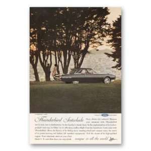 1962 Ford Thunderbird Print Ad | Landau Lake