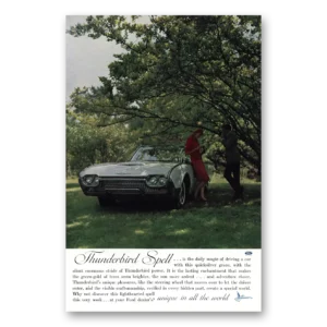 1962 Ford Thunderbird Print Ad | Spell Park