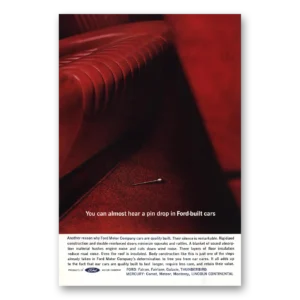 1962 Ford Motor Company Print Ad | Pin Drop