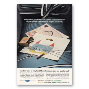 1962 Ford Motor Company Print Ad | Wash Wear