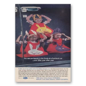 1962 Ford Motor Company Print Ad | Beauty Finish