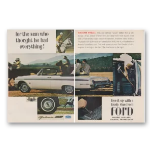 1962 Ford Galaxie Print Ad | He Had Everything
