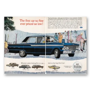 1962 Ford Print Ad | First Car