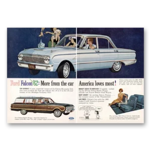 1962 Ford Falcon Print Ad | Loves Most