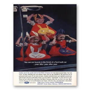 1962 Ford Motor Company Print Ad | Beauty Finish