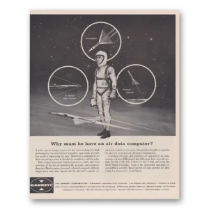 1962 Garrett AiResearch Print Ad | Air Data Computer