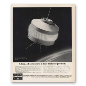 1962 Garrett AiResearch Print Ad | Heat Transfer