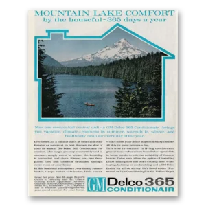 1962 GM Delco Conditionair Print Ad | Mountain Lake