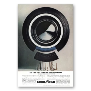 1962 Goodyear Tires Print Ad | Second Chance