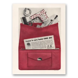 1962 Grab Bag Print Ad | License To Carry