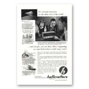 1962 Hallicrafters Print Ad | Already Tomorrow