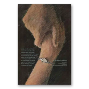1962 Hamilton Watch Print Ad | Her Lifetime