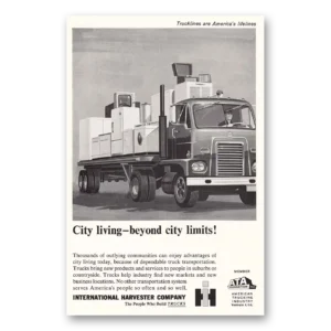 1962 International Trucks Print Ad | City Living