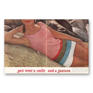 1962 Jantzen Print Ad | Just Wear Smile