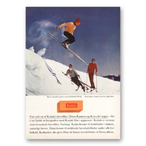 1962 Kodak Film Print Ad | Topkvalitet