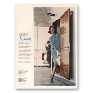 1962 Lady Manhattan Print Ad | Ship Shape