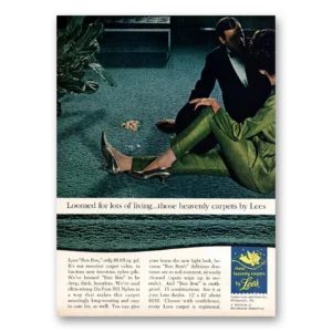 1962 Lees Carpet Print Ad | Loomed