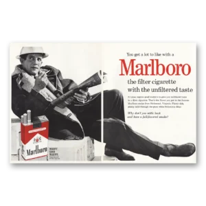 1962 Marlboro Print Ad | Unfiltered Taste