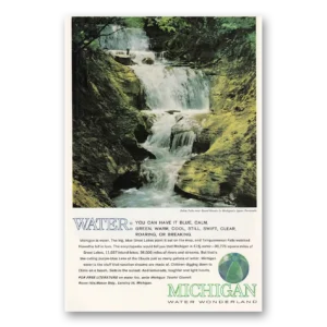1962 Michigan Print Ad | Sable Falls