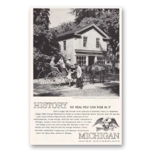 1962 Michigan Print Ad | Greenfield Village