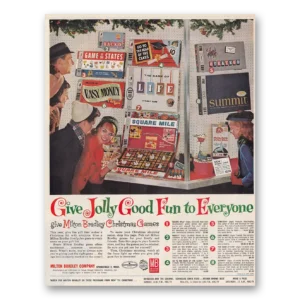 1962 Milton Bradley Games Print Ad | Jolly Good