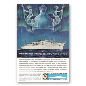 1962 Moore McCormack Lines Print Ad | Viking Country