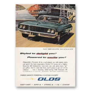 1962 Oldsmobile 88 Print Ad | Styled To Delight