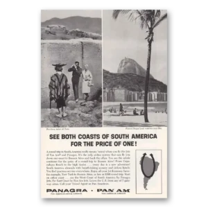 1962 Pan Am Print Ad | Sugar Loaf